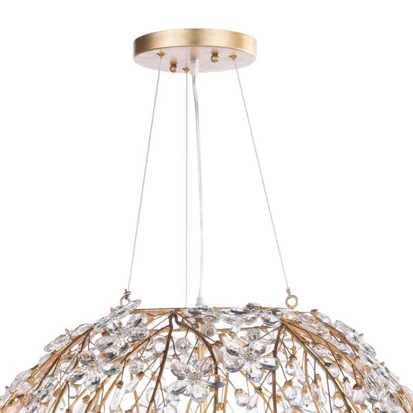 Cherish 8 Lights Spherical Chandelier 30"D - view 3