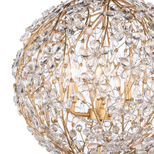 Cherish 6 Lights Spherical Chandelier 20"D - view 6