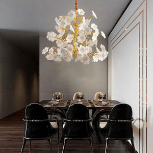 Cherry Dining Room Branch Chandelier - view 3