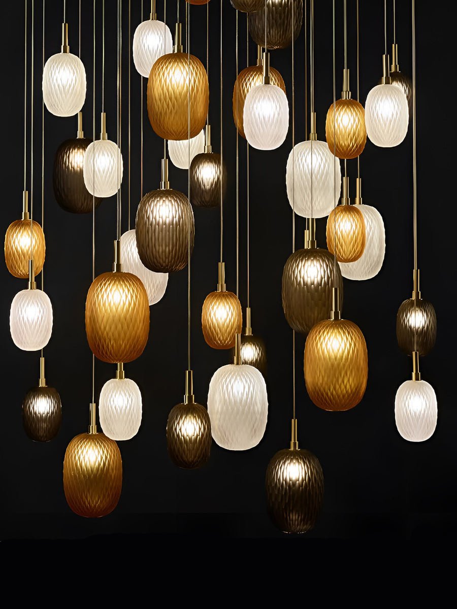 Galaxy Chromatic Gem Drop Spiral  Chandelier - view 31