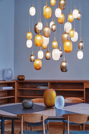 Galaxy Chromatic Gem Drop Spiral  Chandelier - view 4