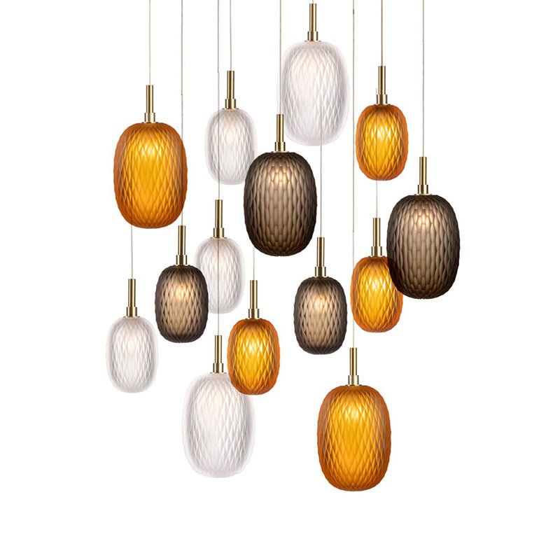 Galaxy Chromatic Gem Drop Spiral  Chandelier - view 30