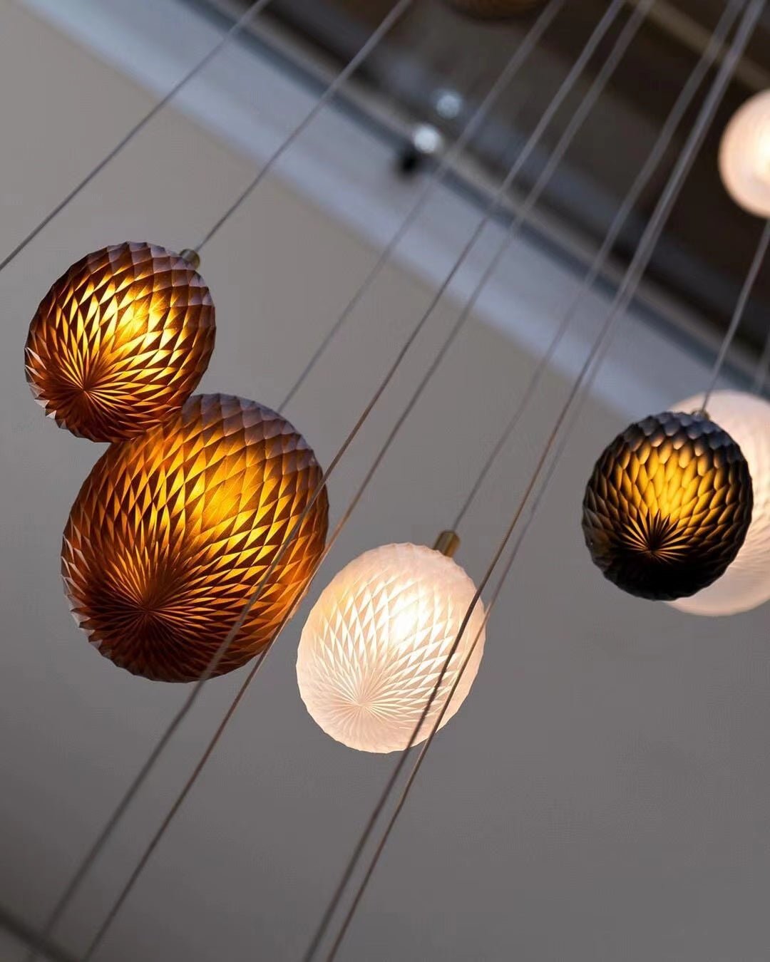 Galaxy Chromatic Gem Drop Spiral  Chandelier - view 14