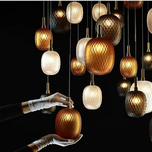 Galaxy Chromatic Gem Drop Spiral  Chandelier - view 21