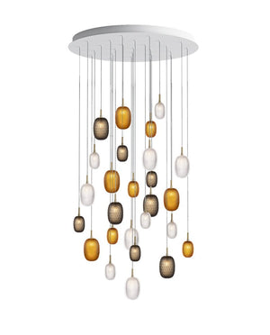 Galaxy Chromatic Gem Drop Spiral  Chandelier - view 19