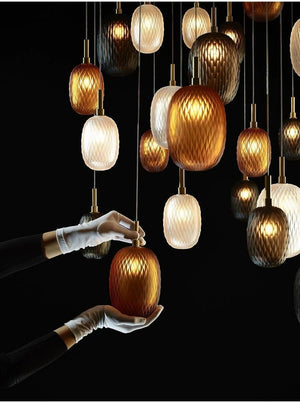 Galaxy Chromatic Gem Drop Spiral  Chandelier - view 10