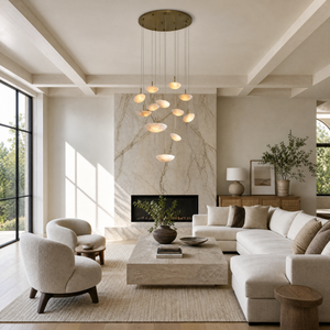 Ciottolo Modern Alabaster Pendant Light Fixtures