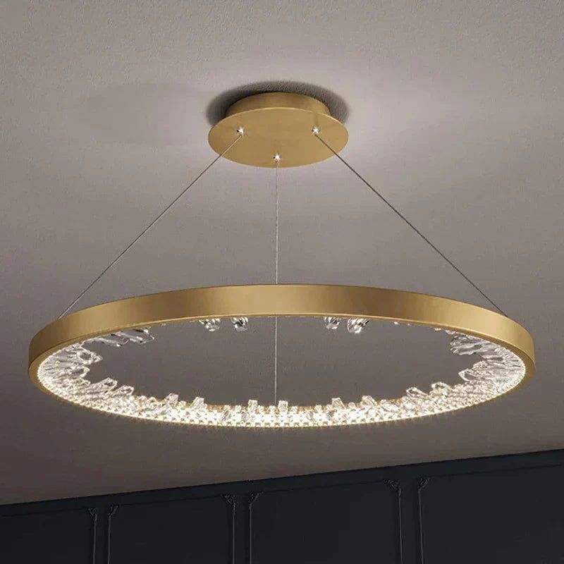 Luxury Circle Crystal Chandelier - view 3