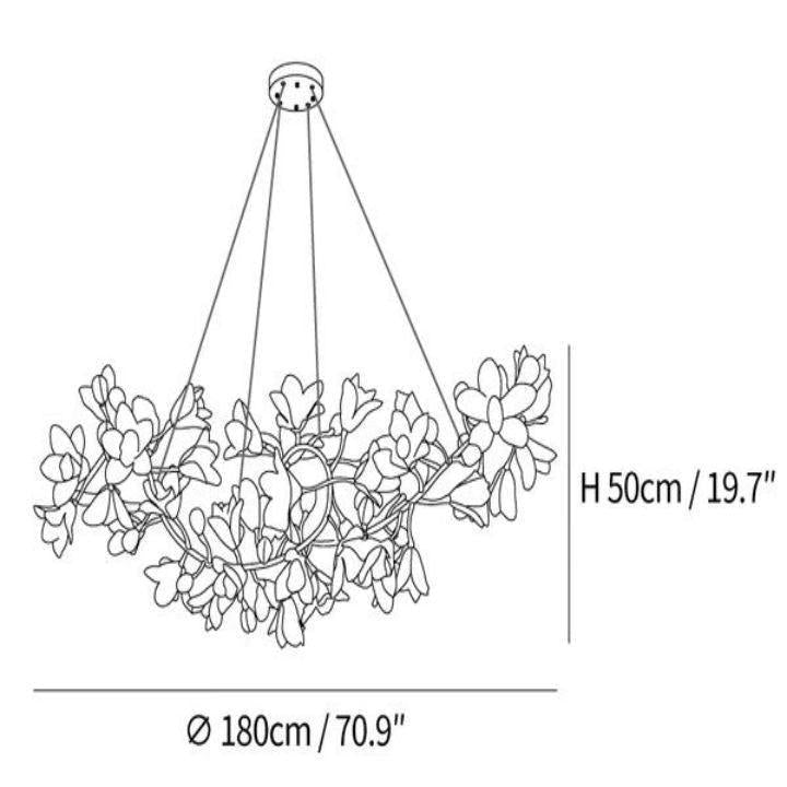 Circular Blossom Chandelier - view 16