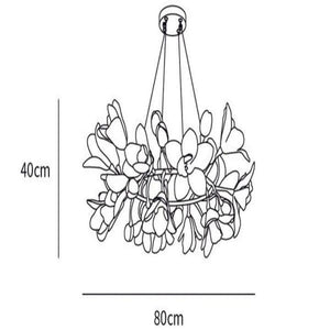 Circular Blossom Chandelier - view 14