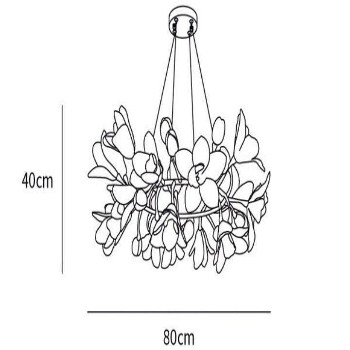 Circular Blossom Chandelier - view 14