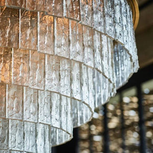 Elegant Glass Round Multi-layer Chandelier - view 3