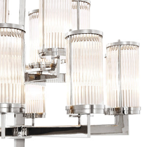 Claridges Modern Chandelier - Nickel - view 3