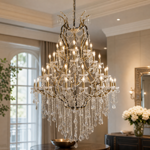 49.2" 44-Light Maria Theresa Crystal Chandelier - Gold - view 8