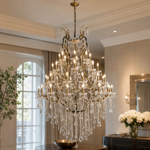 49.2" 44-Light Maria Theresa Crystal Chandelier - Gold - view 7