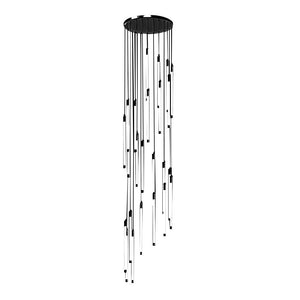 Contemporary Staircase Chandelier Spiral Tube Ceiling Light - view 28