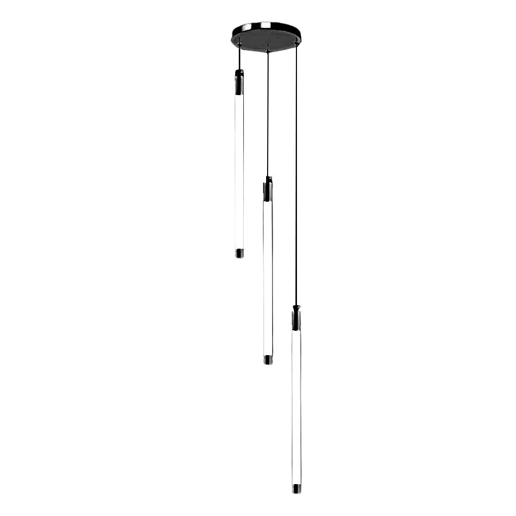 Contemporary Staircase Chandelier Spiral Tube Ceiling Light - view 23