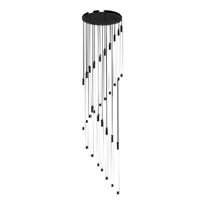Contemporary Staircase Chandelier Spiral Tube Ceiling Light - view 27