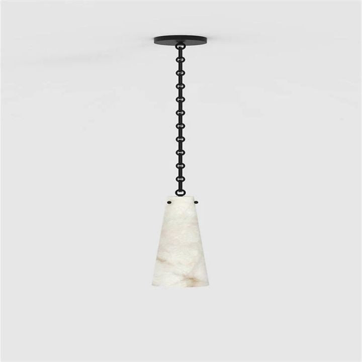 Contemporary Unique Alabaster Pendant Light - view 2