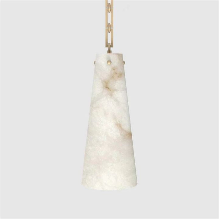Contemporary Unique Alabaster Pendant Light - view 3