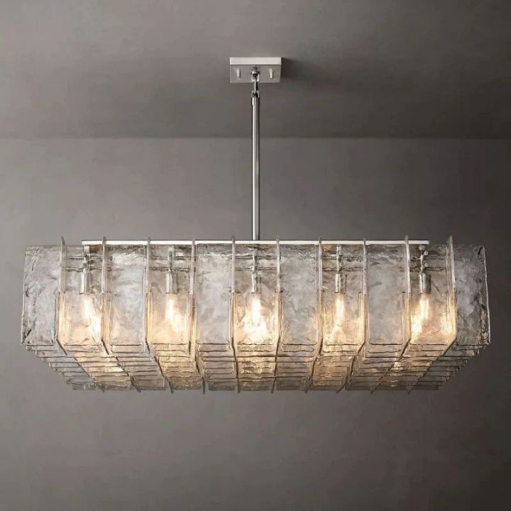 Corinna Square Chandelier 60" - view 2