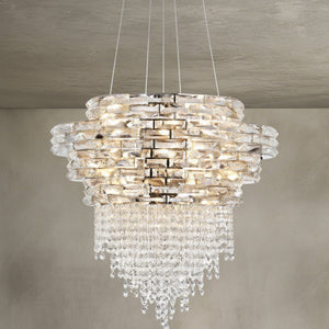 Corona Crystal Halo Chandelier - view 2