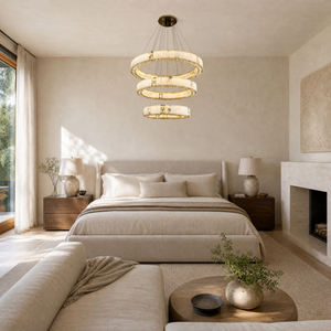 Cristallo Modern Tiered Ring Chandelier