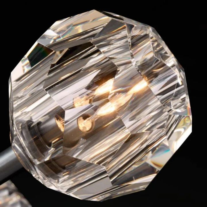 Crysball Glass Linear Chandelier 48" - view 15