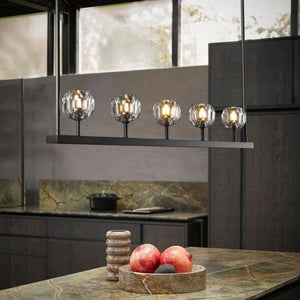 Crysball Glass Linear Chandelier 48" - view 14