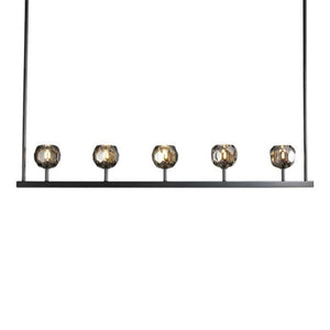 Crysball Glass Linear Chandelier 48" - view 4