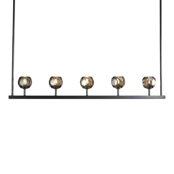 Crysball Glass Linear Chandelier 48" - view 4