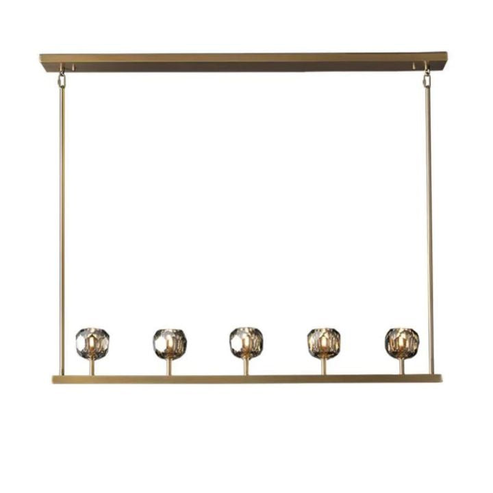 Crysball Glass Linear Chandelier 48" - view 2