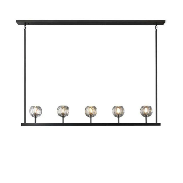 Crysball Glass Linear Chandelier 48" - view 3
