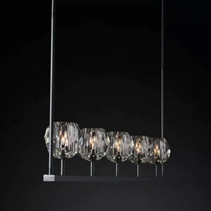 Crysball Glass Linear Chandelier 48" - view 8