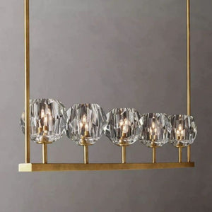 Crysball Glass Linear Chandelier 48" - view 7