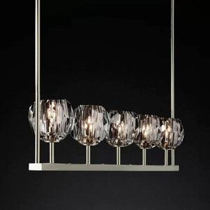 Crysball Glass Linear Chandelier 48" - view 9