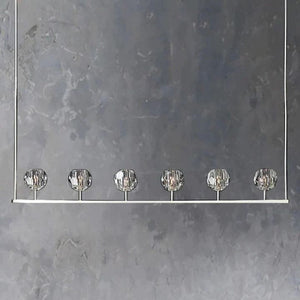 Crysball Glass Linear Chandelier 60" - view 10