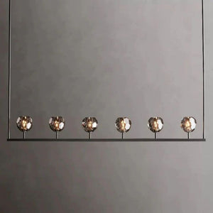 Crysball Glass Linear Chandelier 60" - view 13