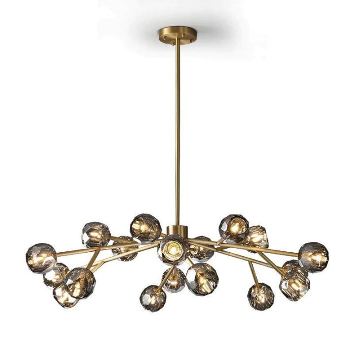 Crysball Glass Round Chandelier 48" - view 13