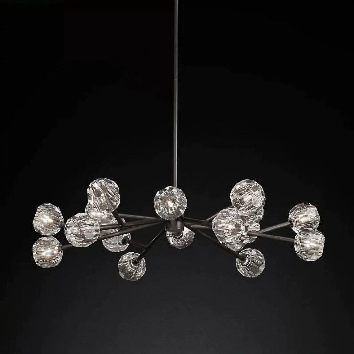 Crysball Glass Round Chandelier 48" - view 11