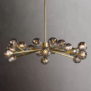 Crysball Glass Round Chandelier 48" - view 8