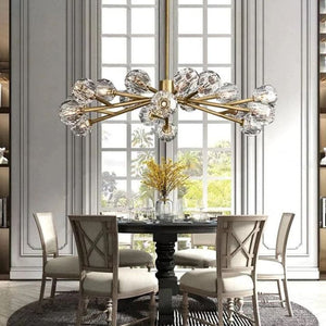 Crysball Glass Round Chandelier 48" - view 5