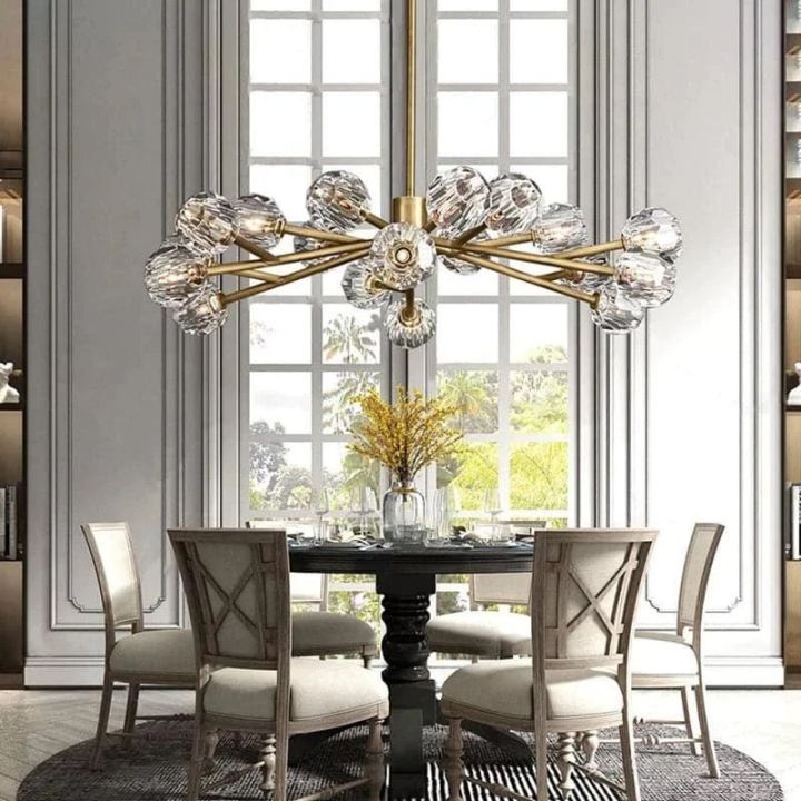 Crysball Glass Round Chandelier 48" - view 5