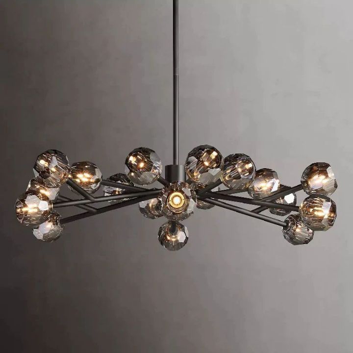 Crysball Glass Round Chandelier 48" - view 14