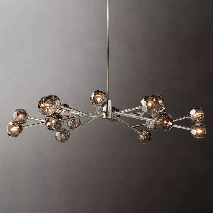 Crysball Glass Round Chandelier 60" - view 9