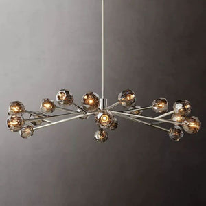 Crysball Glass Round Chandelier 60" - view 6