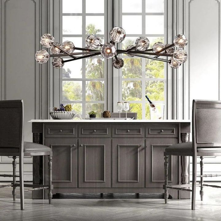 Crysball Glass Round Chandelier 60" - view 12