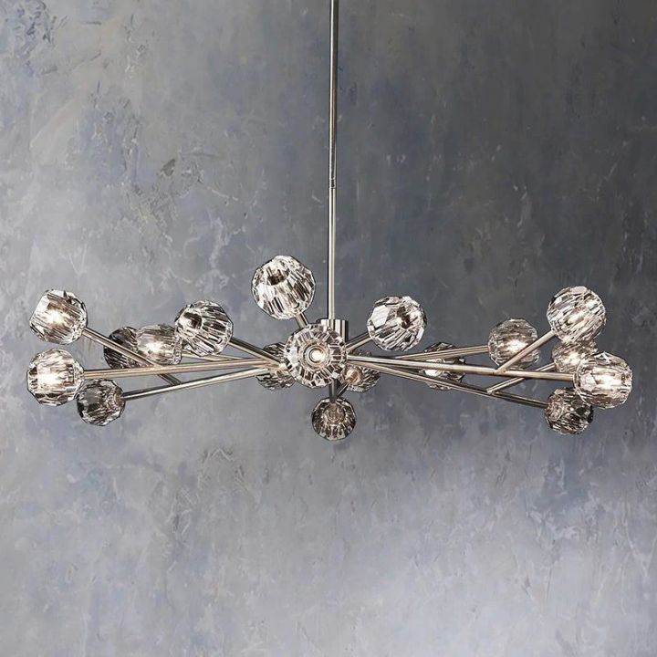 Crysball Glass Round Chandelier 60" - view 5