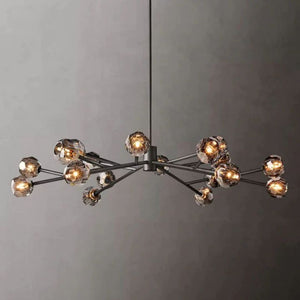 Crysball Glass Round Chandelier 60" - view 4