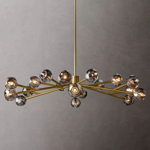 Crysball Glass Round Chandelier 60" - view 2